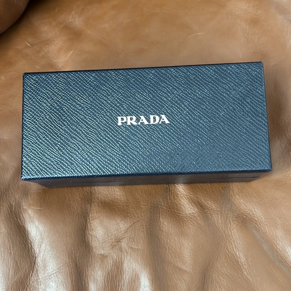 Prada | Catwalk PR 74VS Sunglasses by Prada™. Cat-Eye / Silver, Semi Rimless. - Picture 9 of 11